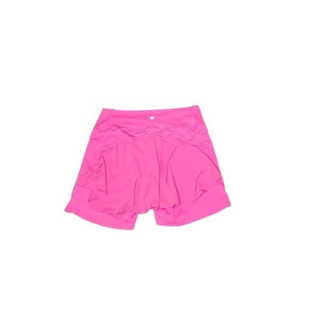 Halara Breezeful High Waisted Crossover Yoga Shorts Pink XL Pockets NWT